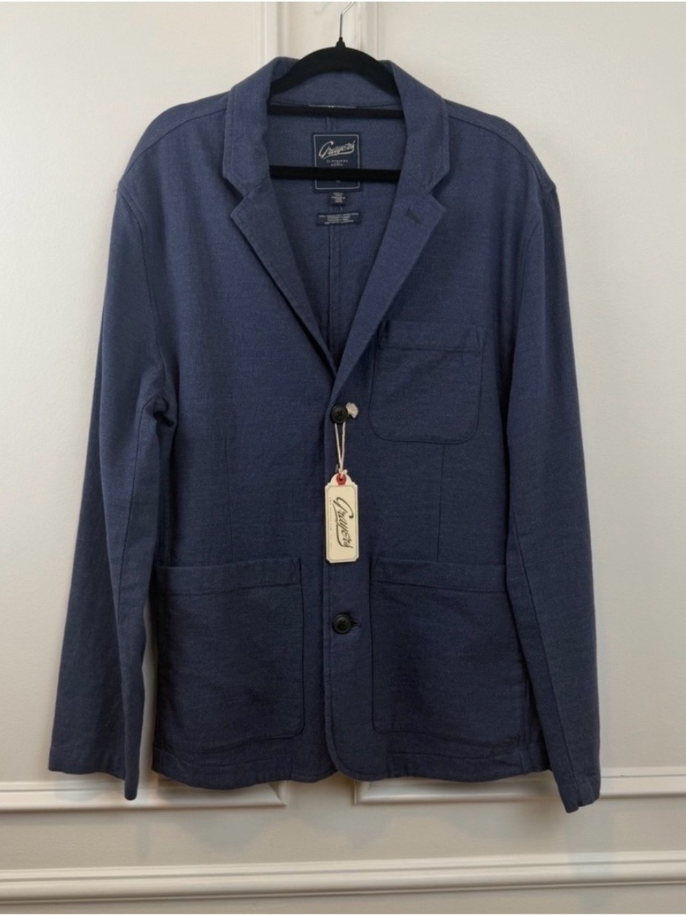 Grayers Favorite Icon Newport Navy Blue Men’s Blazer Medium NWT